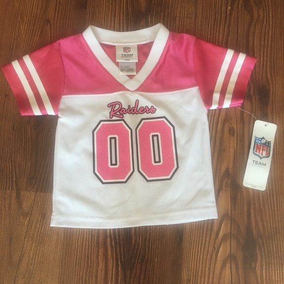 pink raiders jersey